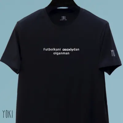 "Futbolkani asaxiydan olganman" Black futbolkasi