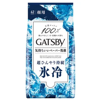 Sovituvchi yuz salfetkalari Gatsby Ice-Type (42 dona)