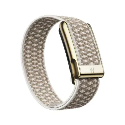 Whoop 5 MG CloudKnit Luxe Band I Haze with Gold тасмаси (Оригинал)