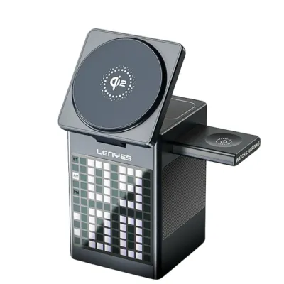 LENYES Speaker PW320 6X1 simsiz zaryadlash stansiyasi