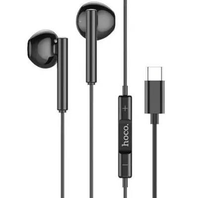Hoco M65 Type-C qora stereo quloqchini