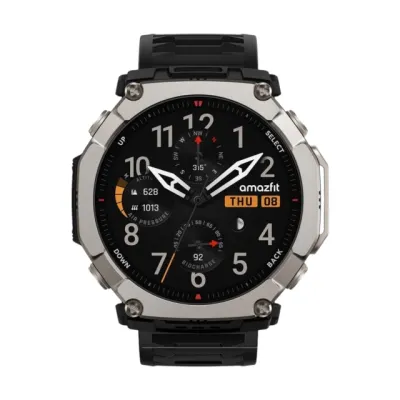 Smart-soat Amazfit T-Rex Ultra 2 , Black Magma