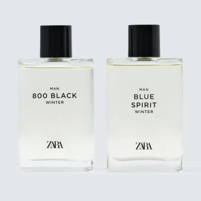 Парфюм для мужчин Zara 800black winter & blue spirit winter 2X100 мл