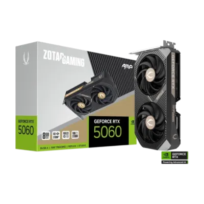 ZOTAC AMP RTX5060 8GB videokartasi