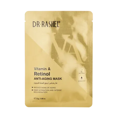 DR.RASHEL VITAMIN A RETINOL ANTI AGEING MASK 25GR (1 dona) yuz niqobi