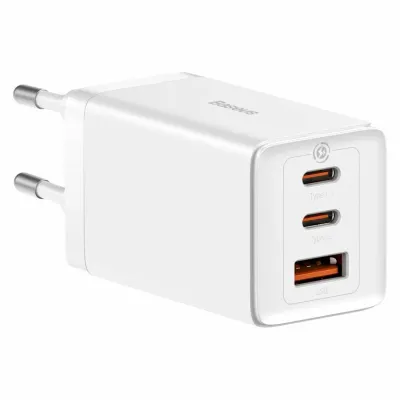 Baseus 65W GaN5 Pro White zaryadlash qurilmasi