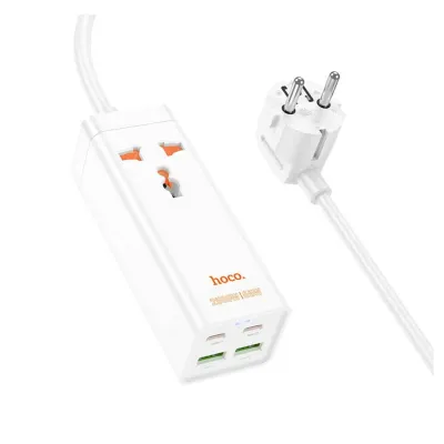 Сетевой фильтр Hoco AC10A PD65W белый