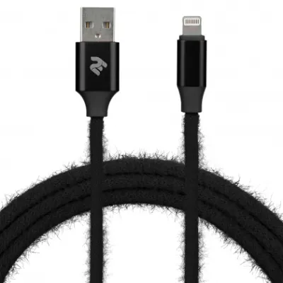 2E FUR USB 2.0 TO LIGHTNING CABLE, 1M, BLACK 2E-CCLAC-BLACK, RED kabeli