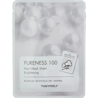 Маска для лица PURENESS 100 PEARL MASK SHEET 21ml