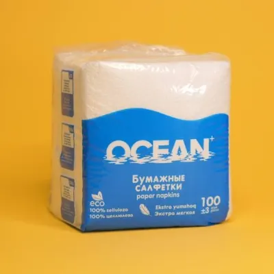 Ocean 100 dona, qog'oz salfetkasi
