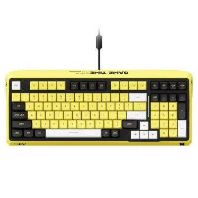 Rapoo ESK750-98 yellow white black klaviaturasi