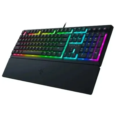 Razer Keyboard mechanical Ornata V3 104key, Mecha-Membrane Switch, USB-A, EN/RU, RGB, Black klaviaturasi