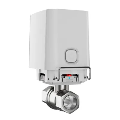 Ajax WaterStop [1] (9SA) white masofadan boshqarish xususiyatiga ega aqlli kran