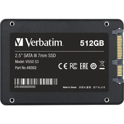 SSD Verbatim512 GB Sata qattiq disk