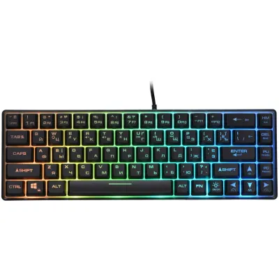 2E GAMING KG345 RGB 68key USB Transparent + MG345 RGB USB Transparent klaviatura va sichqonchasi