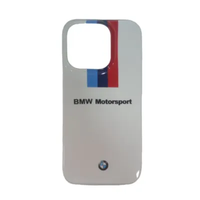 iPhone 16 про Мах учун BMW Мотоспорт дизайнли ғилоф