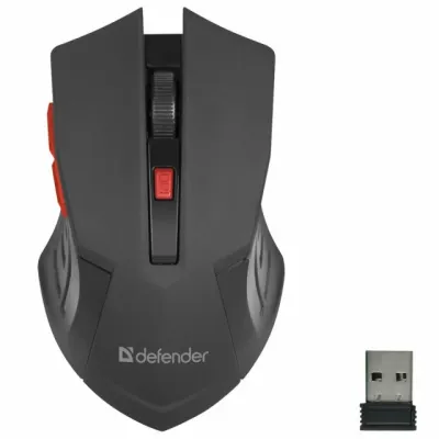 Defender Accura MM-275 Black-Red USB (Simsiz) sichqonchasi