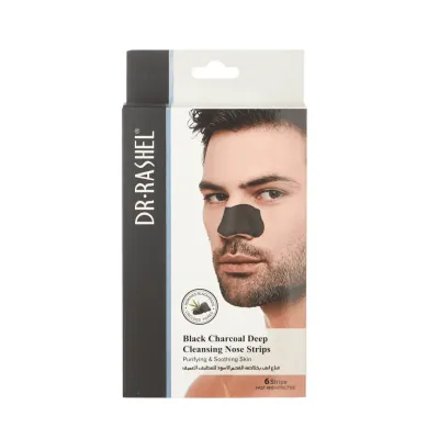DR.RASHEL BLACK CHARCOAL DEEP CLEANSING NOSE STRIPS yuz niqobi