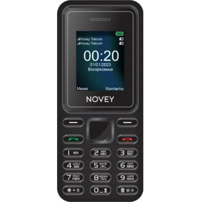 Телефон Novey P20i черный