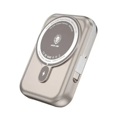 Green Lion Monaco MagSafe Power Bank 20000mAh tashqi akkumulyatori