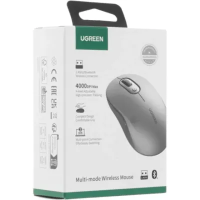 UGREEN M556 Grey simsiz sichqonchasi
