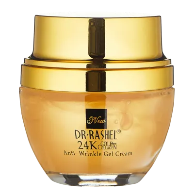 ГЕЛЬ КРЕМ ПРОТИВ МОРЩИН С КОЛЛАГЕНОМ И 24K ЗОЛОТОМ 50ML