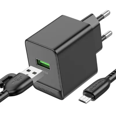 BOROFONE BAS12A +Micro USB kabelli zaryadlash qurilmasi
