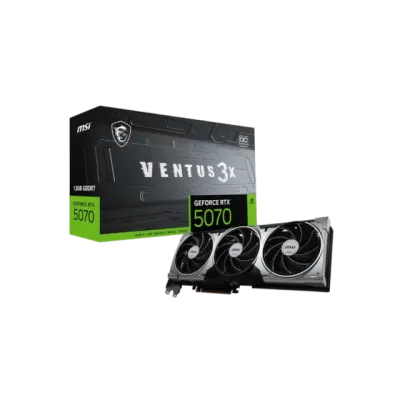 Videokarta MSI RTX 5070 VENTUS 3X OC 12GB GDDR7 192-bit Triple TORX Fan 5.0 PCIe 5.0 SFF-Ready