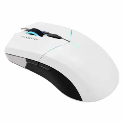 Sichqoncha Thunderobot ML7 (2.4G + Bluetooth | 12000DPI | O‘ng/Chap qo‘l uchun, White