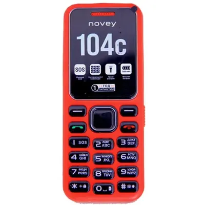 Мобильный телефон Novey 104c, Red