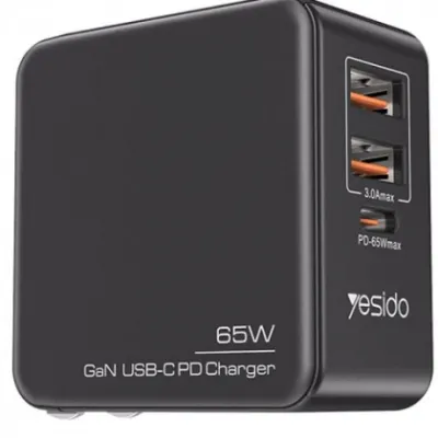Зарядное устройство YESIDO YC35 3-в-1 GaN PD + QC3.0 65 Вт