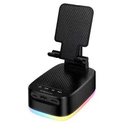Simsiz portativ kolonka Borofone BR200 smartfon tutqichi bilan