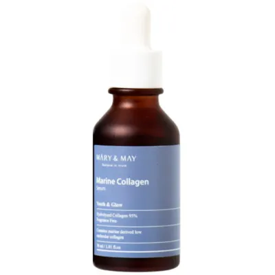 Антивозрастная ампула с 95% коллагена Mary&May Marine Collagen Serum
