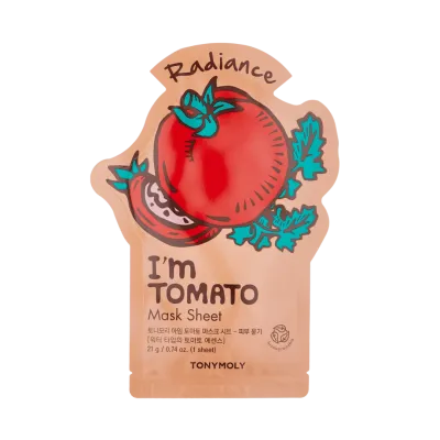 ТКАНЕВАЯ МАСКА ДЛЯ ЛИЦА С ЭКСТРАКТОМ ТОМАТОВ I'M TOMATO MASK SHEET – SKIN GLOW