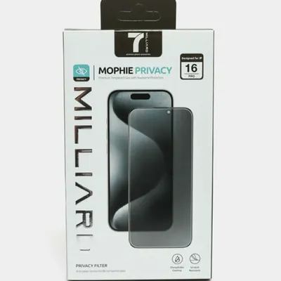 Стекло защитное для iPhone 16 Pro Max 7 Milliard Mophie Privacy