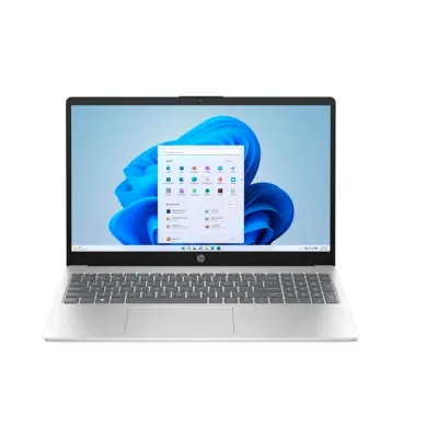 Ноутбук HP 15.6 FHD, AMD Ryzen 5-7520U, 8GB DDR5 RAM, 1TB SSD, Windows 11, Silver