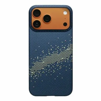 iPhone 17 Pro Max uchun Pitaka ultra-slim case g‘ilofi, (Milky Way Galaxy)