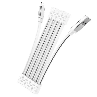 Hoco U103 USB to Lightning Magnetic oq kabeli 1m