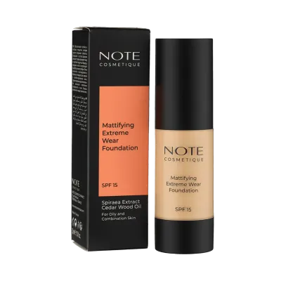 Тональный крем NOTE MATTIFYING EXTREME WEAR FOUNDATION 01 SPF15 (30 мл)