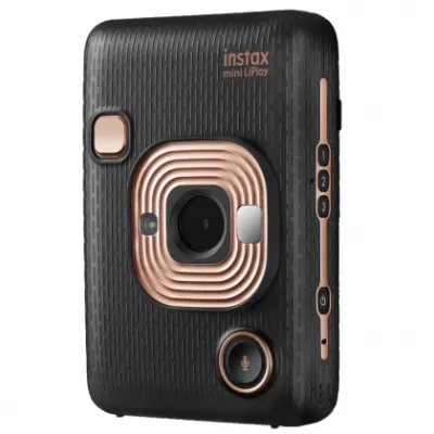 INSTAX mini Liplay (Black) – bir lahzada chiquvchi suratlar uchun fotokamera