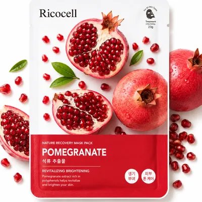 Маска для лица Recocell Nature Recovery, Pomegranate