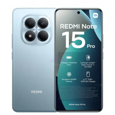 Xiaomi Redmi Note 15 Pro 4G 12/512GB smartfoni, Glacier Blue