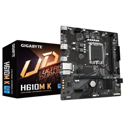 GIGABYTE H610M-K (LGA 1700) ona plata