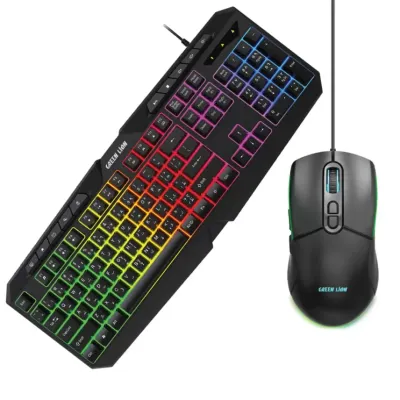 Green Lion GK-400 RGB klaviatura va sichqoncha to‘plami